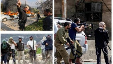 مستوطنون يهاجمون منازل المواطنين في قريوت جنوب نابلس