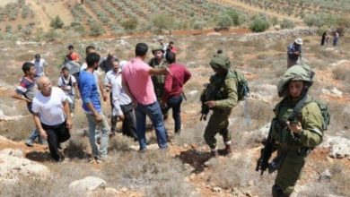 مواطنون يتصدون لهجوم مستوطنين في بلدة قصرة