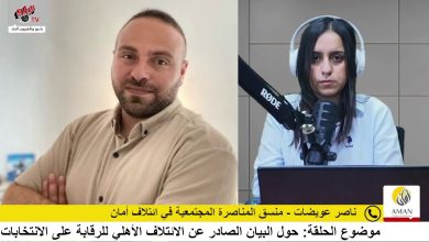 البيان الصادر عن الائتلاف الأهلي للرقابة على الانتخابات