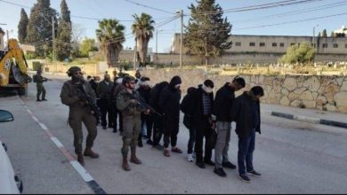 الاحتلال يشن حملة اعتقالات تطال عشرات الشبان في بلعا شرق طولكرم