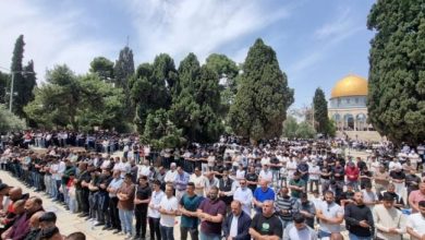 70 ألف مصل يؤدون الجمعة في المسجد الأقصى