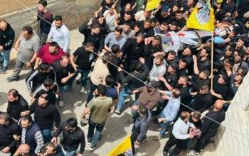 جماهير نابلس تشيع جثمان الشهيد الطفل يوسف اشتيه في بلدة تل