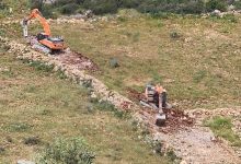 قوات الاحتلال تجرف أراضي غرب جنين