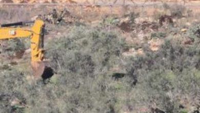 قوات الاحتلال تجرف أراضي غرب جنين