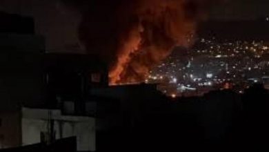 احتراق منزل خلال اقتحام الاحتلال بلدة بيتا جنوب نابلس