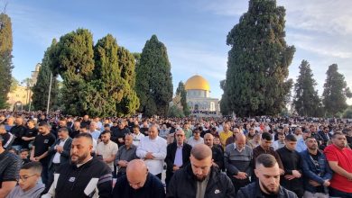 140 ألف مصلٍ يؤدون صلاة عيد الأضحى في المسجد الأقصى رغم تضييقات الاحتلال