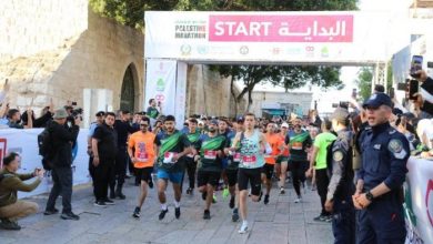تتويج الفائزين في ماراثون فلسطين الدولي العاشر في بيت لحم