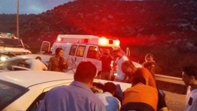وفاة شاب وإصابة ثلاثة في حادث سير على طريق رام الله- نابلس