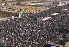 مسيرات مليونية في اليمن: نبارك لإيران وحزب الله ومحور المقاومة الانتصار التاريخي