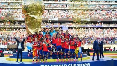 منتخب إسبانيا يفوز بلقب بطل كأس العالم 2026 منتخب إسبانيا يفوز بلقب بطل كأس العالم 2026