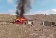 الاحتلال يتسبب في حرائق بمناطق رعوية في الأغوار الشمالية