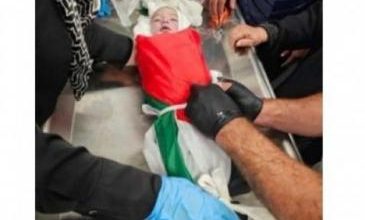 استشهاد الرضيع أحمد معروف زيد بعد منع الاحتلال مروره عبر حاجز دير عمار غرب رام الله لتلقي العلاج