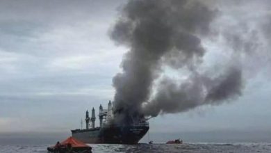 هيئة بحرية بريطانية: إصابة سفينة شحن بمقذوف مجهول قبالة سواحل عمان