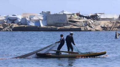 إصابة 5 صيادين بنيران الاحتلال في بحر غزة