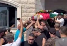 رام الله: تشييع الشهيد الطفل سليم فقهاء في بلدة سنجل
