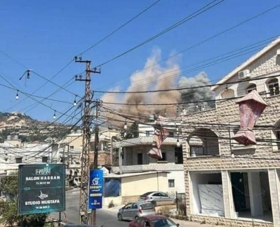 شهيدة ومصابون بعدوان إسرائيلي على بلدة عربصاليم جنوب لبنان