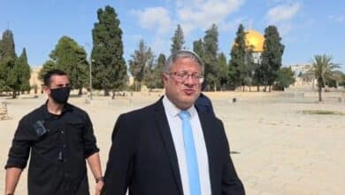 1271 مستوطنا يقتحمون الأقصى بينهم كاتس وبن غفير في ثالث أيام "عيد العرش"