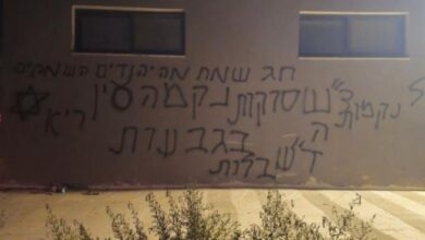 مستوطنون يسرقون ثمار زيتون في سنجل وترمسعيا ويحرقون مركبة في دير أبو مشعل