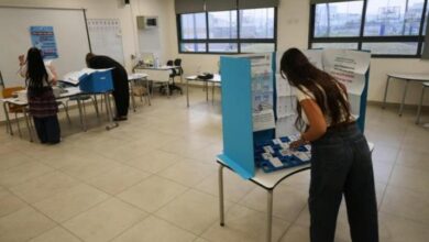 فتح صناديق الاقتراع لانتخابات الكنيست