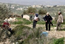 إطلاق الرصاص تجاه المزارعين في دير عمار غرب رام الله