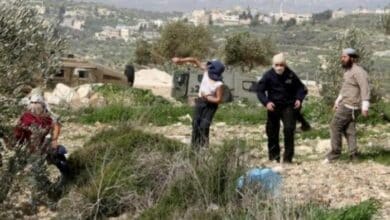 إصابة مواطن باعتداء مستوطنين عليه بالضرب في سبسطية شمال غرب نابلس