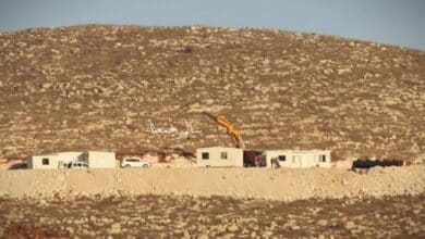 مستوطنون يقيمون بؤرة استيطانية جديدة على أراضي بلدة سالم شرق نابلس