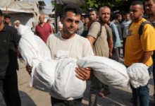 4 شهداء في غارة للاحتلال استهدفت نقطة شحن غرب خان يونس
