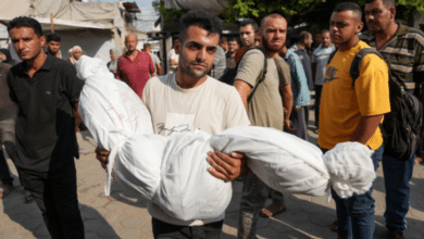 4 شهداء في غارة للاحتلال استهدفت نقطة شحن غرب خان يونس