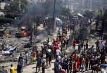 شهيد ومصابون في قصف للاحتلال على شارع الجلاء بمدينة غزة